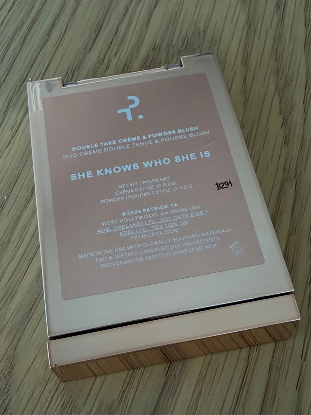 Patrick Ta Velvet Blush - She Knows Who She is (crème and powder)